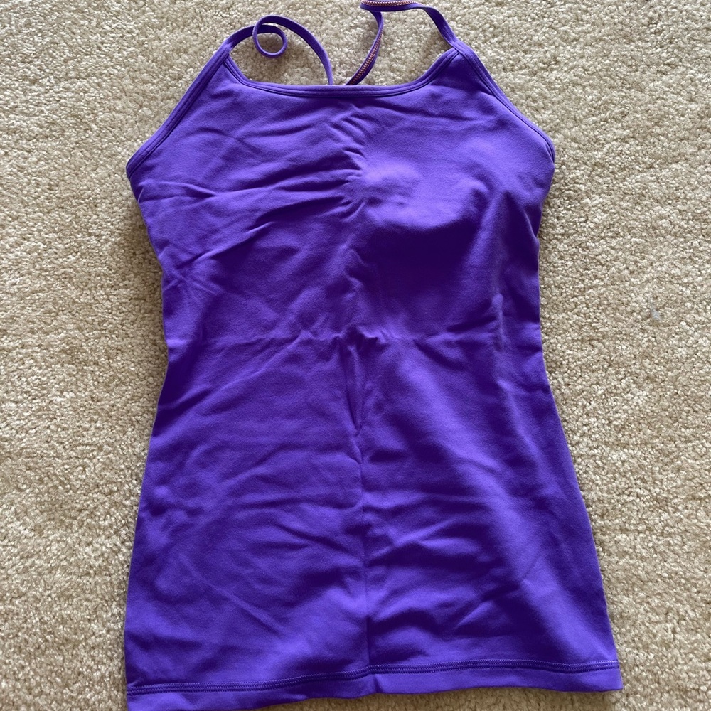 Lululemon girls ivivva purple tank top